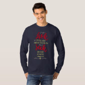 Kijk zoek Mans basic zwart rood geel T-shirt (Voorkant volledig)