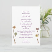 Kijkbloemen (wit) 5x7 kaart (Staand voorkant)