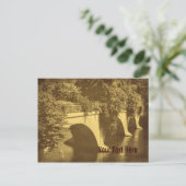  kijkbrug van bloemen  Postca Briefkaart (Staand voorkant)