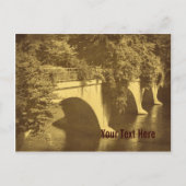  kijkbrug van bloemen  Postca Briefkaart (Voorkant)