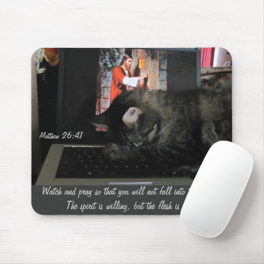 Kijken en bidden muismat (Met muis)