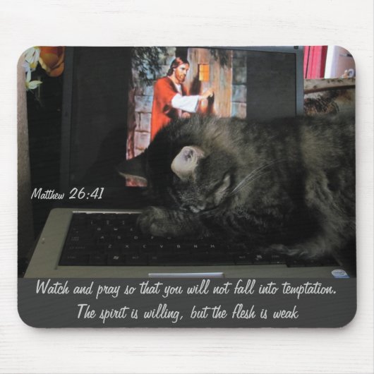 Kijken en bidden muismat (Voorkant)