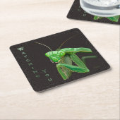 Kijken - Groene versie Kartonnen Onderzetters (Schuin)