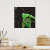 Kijken - Groene versie Poster (Keuken)