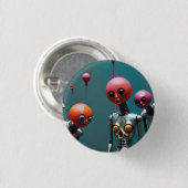 Kijken in je slaap ronde button 3,2 cm (Voorkant /achterkant)