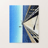 Kijken naar beneden de pier legpuzzel (Verticaal)