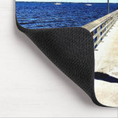 Kijken naar beneden de pier muismat (Hoek)