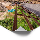 Kijken naar beneden Zeven Herfsten trappen Poster (Hoek)