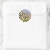 Kijken naar de Grand Canyon Ronde Sticker (Tas)