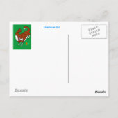 Kijken naar de maan briefkaart (Achterkant)