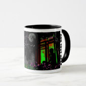 Kijken naar de maan vanuit mijn Window Mok (Voorkant rechts)