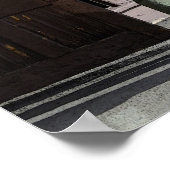 Kijken naar de trein in Durango en Silverton Poster (Hoek)