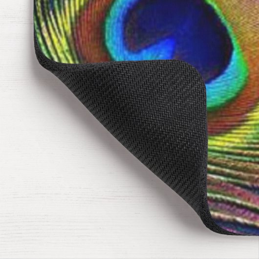 kijken naar de veren muismat (Hoek)