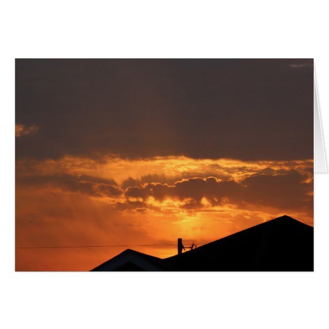 Kijken naar de zonsopgang (Voorkant Horizontaal)