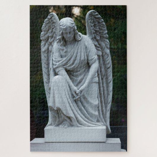 kijken naar engelpuzzel legpuzzel (Verticaal)