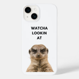 Kijken naar 'Kijken'? – Grumpy Meerkat Case-Mate iPhone 14 Hoesje