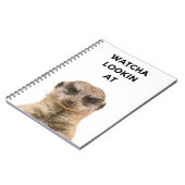 Kijken naar 'Kijken'? – Grumpy Meerkat Notitieboek (Linkerzijde)