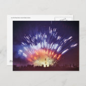 Kijken naar vuurwerk briefkaart (Voorkant / Achterkant)