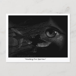 Kijken over Sparrows Postcrossing Briefkaart