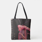 Kijken - Roze versie Tote Bag (Achterkant)