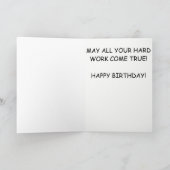 Kijkend de Goede Kaart van de Verjaardag (Binnen)