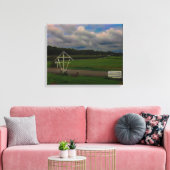 Kijkend naar de heuvels canvas afdruk (Insitu (Woonkamer))
