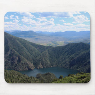 Kijkend naar de rivier Gunnison Muismat