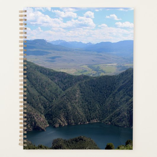 Kijkend naar de rivier Gunnison Planner (Voorkant)