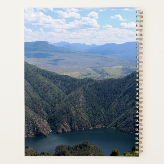 Kijkend naar de rivier Gunnison Planner (Achterkant)