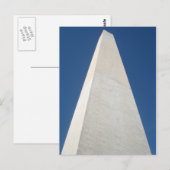 Kijkend naar het Washington Monument Briefkaart (Voorkant / Achterkant)