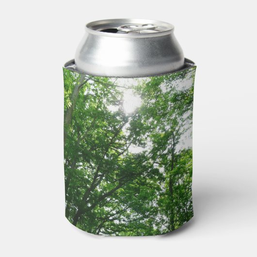 Kijkend omhoog naar de Bomen van de Zomer Blikjeskoeler (Blikje Voorkant)