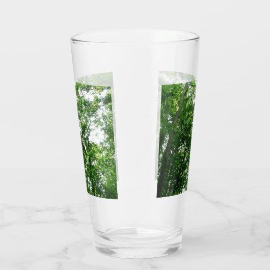 Kijkend omhoog naar de Bomen van de Zomer Glas (Rechts)