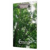 Kijkend omhoog naar de Bomen van de Zomer Klembord (Links)