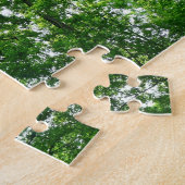 Kijkend omhoog naar de Bomen van de Zomer Legpuzzel (Zijkant)