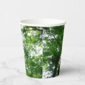 Kijkend omhoog naar de Bomen van de Zomer Papieren Bekers (Rechts)