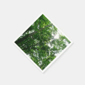 Kijkend omhoog naar de Bomen van de Zomer Servet (Hoek)