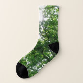 Kijkend omhoog naar de Bomen van de Zomer Sokken (Links - buitenkant)