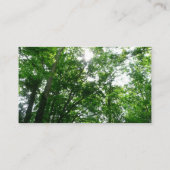 Kijkend omhoog naar de Bomen van de Zomer Visitekaartje (Achterkant)