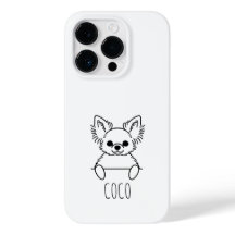 Kijkende Chihuahua Mooie Aangepaste Naam Hoesje
