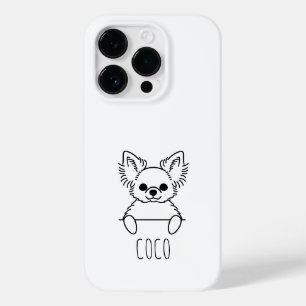 Kijkende Chihuahua Mooie Aangepaste Naam Hoesje