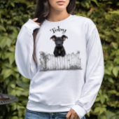 Kijkende Hond Aanpasbaar T-shirt