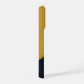 Kijkende Kat Geel Groen iPhone Hoesje 15 Pro Case (Rechterkant)