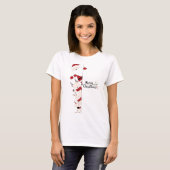 Kijkende Kerstvrienden T-shirt (Voorkant volledig)