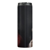 Kijker Terrier met Sinterklaas Feestelijke Kerstmi Thermosbeker (Achterkant)