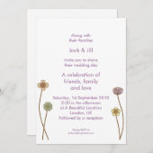 Kijkgaatjesbloemen (wit) 5x7 kaart (Voorkant / Achterkant)