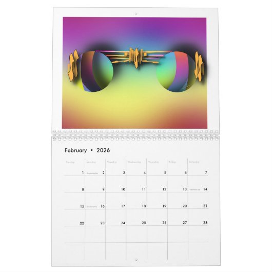 Kijkglas 2026 kalender (Feb 2026)