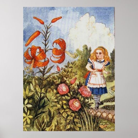 Kijkglas Alice Volledige Kleur Poster (Voorkant)