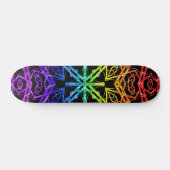Kijkglas Kruis ( Regenboog 2 ) Persoonlijk Skateboard (Horizontaal)