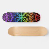 Kijkglas Kruis ( Regenboog 2 ) Persoonlijk Skateboard (Horizontaal)