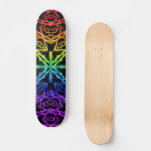 Kijkglas Kruis ( Regenboog 2 ) Persoonlijk Skateboard (Voorkant)